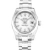 26 MM Steel (Oyster) White Baton Replica Rolex Datejust Lady 179160