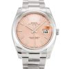 34 MM Steel (Oyster) Salmon Baton Replica Rolex Oyster Perpetual Date 115200