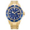 40 MM 316 Grade Stainless Steel Replica Rolex Submariner Blue Dial 16618