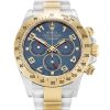 40 MM Steel & Yellow Gold Blue Arabic Replica Rolex Daytona 116523