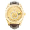 42 MM Gold Plated 316 Grade Stainless Steel Replica Rolex Sky-Dweller 326138