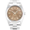 34 MM Steel Salmon Quarter Arabic Replica Rolex Air-King 14000