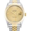 36 MM Steel & Yellow Gold Champagne Diamond Replica Rolex Datejust 16233