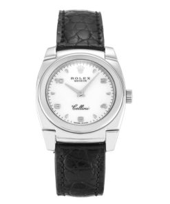 25 MM Quartz White Arabic Replica Rolex Cellini 5310