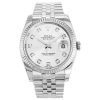 36 MM 316 Grade Stainless Steel Replica Rolex Datejust Diamond 116234