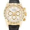 40 MM Yellow Gold White Arabic Replica Rolex Daytona 16518