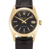 31 MM Yellow Gold Black Baton Replica Rolex Datejust Mid-Size 6827