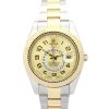 42 MM Yellow Gold (Oyster) Gold dial Replica Rolex Sky-Dweller 326938