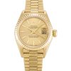 26 MM Yellow Gold Champagne Baton Replica Rolex Datejust Lady 69178