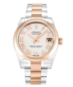 31 MM Steel & Rose Gold Replica Rolex Datejust Mid-Size 178241