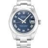 31 MM Steel Blue Roman Numeral Replica Rolex Datejust Lady 178240