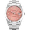 34 MM Steel (Oyster) Salmon Arabic Replica Rolex Oyster Perpetual Date 15200