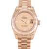 26 MM Rose Gold (President) Replica Rolex Datejust Lady 179175F