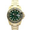 40 MM Yellow Gold Green Baton Replica Rolex GMT Master II 116718