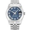 30 MM Steel Blue Roman Numeral Replica Rolex Datejust Lady 178240