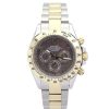 40 MM Steel & Yellow Gold Dark brown Replica Rolex Daytona 116523