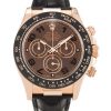 40 MM Rose Gold Chocolate Arabic Replica Rolex Daytona 116515 LN