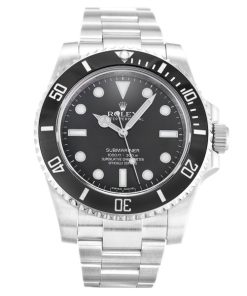 40 MM 316 Grade Stainless Steel Black Dial Replica Rolex Submariner 114060