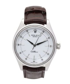 25 MM Ladies Quartz White Arabic Replica Rolex Cellini 4233