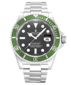 40 MM 316 Grade Stainless Steel Replica Rolex Submariner Black Dial 16610LV