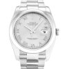 36 MM Steel (Oyster) Silver Roman Numeral Replica Rolex Datejust 116200