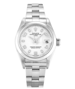 26 MM Steel (Oyster) White Arabic Replica Rolex Datejust Lady 79160