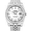 36 MM Steel & White Gold set with Diamonds Replica Rolex Datejust 116244