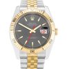 36 MM Mens Steel & Yellow Gold Replica Rolex Datejust Turn-O-Graph 116263