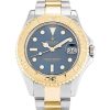 35 MM Steel & Yellow Gold Blue Replica Rolex Yacht-Master 168623