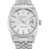 36 MM Steel (Jubilee) Silver Baton Replica Rolex Datejust 16220