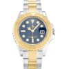 29 MM Steel & Yellow Gold Blue Baton Replica Rolex Yacht-Master 169623