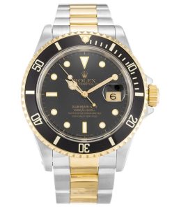 40 MM 316 Grade Stainless Steel Replica Rolex Submariner Black Dial 16613